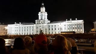 Экскурсия на развод мостов по Ниве•река Фонтанка•достопримечательности Петербурга•Ночной Питер