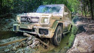 Это ХУДШАЯ дорога в ГЕЛЕНДЖИК! Mercedes G63 AMG vs JEEP WRANGLER по БЕЗДОРОЖЬЮ