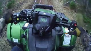 There's a MOOSE and mud (honda rubicon 520 deluxe )