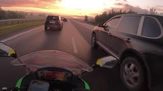 Мото покатушки в Рязань и отличный закат )