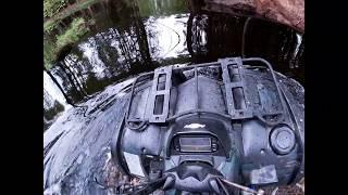 Мини покатушка.Захлебнули воду в сапоги