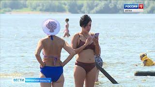 В Кирове официально открыли городской пляж (ГТРК Вятка)