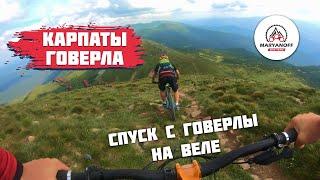 ГОВЕРЛА НА ВЕЛОСИПЕДЕ | КАРПАТЫ | СПУСК С ГОВЕРЛЫ НА МТБ