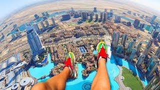 10 Самых БЕЗУМНЫХ прыжков с высоты