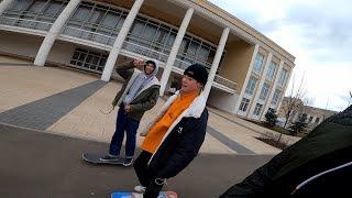Открыли скейт парк  Скейтеры против ступеней. Скейтбординг в Королёве