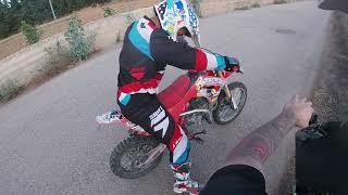 vamos para el circuito con las pit bikes