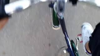Катаюсь на старом велике типо БМХ