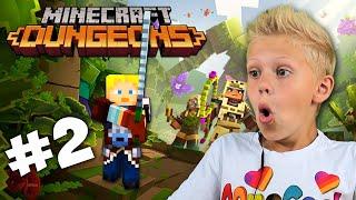 Нашел Легендарный Меч ! Крутое Майнкрафт Выживание Подземелье Minecraft Dungeons #2