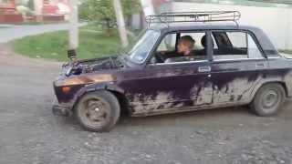ваз 2107 с ca18det первые покатушки 1