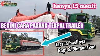 TUKANG TERPAL ANDALAN CUMAN BUTUH WAKTU 15 MENIT UNTUK NERPALI MAGISTA