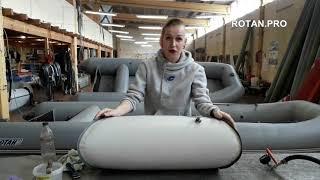 Как быстро найти прокол на надувной лодке и приклеить латку разными способами