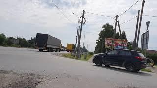 На моноколесе вдоль Московского шоссе.