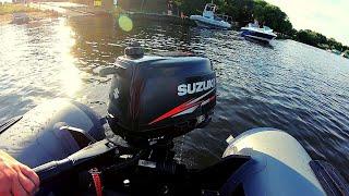 Покатушки .Лодочный мотор Suzuki DF6 + Флагман 320