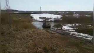 Видео дня/Утопили уаз патриот/через реку на уазе/охота на гуся/проходимость уаз патриот/бурная река