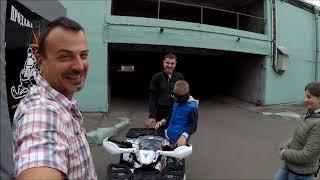 Авантис Хантер 125 люкс! Папин квадрик и невозмутимый Даниил.