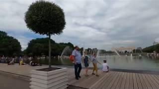 Gorky Park, Moscow, Russia, 4K/60fps, walking tour 2020 - Парк Горького