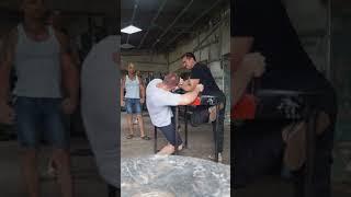 Armwrestling. Тренировка армрестлеров. День борьбы.