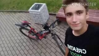 VLOG покатушки на велосипеде/дождь застал врасплох (