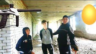 ЗАБРОШКА-Пейнтбол /ZABROSKI-Paintball  (челлендж, пейнтболл, 24 часа, challenge, дети, детиблогеры).