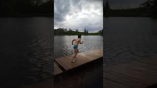 Мой первый прыжок в воду