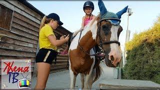 ПРОГУЛКА ВЕРХОМ НА ЛОШАДИ || мой любимый конь || ПРОЩАНИЕ С ПИНТО!