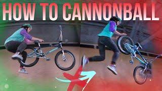 ОБУЧАЛКА НА БМХ ОТ ДЕВОЧКИ | HOW TO CANNONBALL