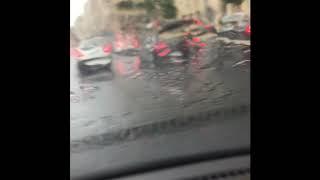 Москва Садовое кольцо, проливной дождь 3 июля