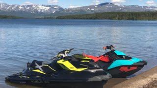 Гидроциклы на озере Имандра. Покатушка на Sea-doo Spark Trixx