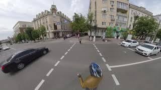 #кропивницкий на моноколесе по центру города