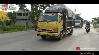 Mantul Konvoi Truck Kapten Oleng Balapan Kanan kiri Oke