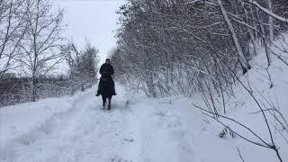 Зима. Декабрь. Прогулка верхом в поля  28.12.2018 Настя/Гуля