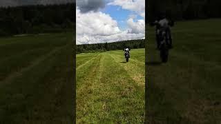 Покатушки на кроссовом мотоцикле