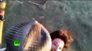 Падение воздушного шара в Калифорнии