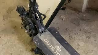 How To Replace inner tube on OUTSTORM 60v 3200w escooter super easy