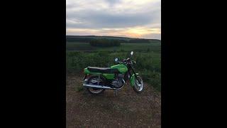 За песком на Яве 350 и на Т-25