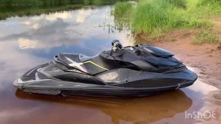 100 км.по реке Луга на гидроцикле Sea-Doo RXP-260. Запас хода на баке(60л).Пороги Большой Сабск.