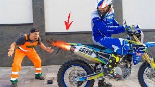 Угробил новый МОЦИК...Broke a new MOTORCYCLE...