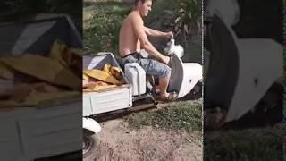 Переделка муравья, установка скутеровского двигателя.