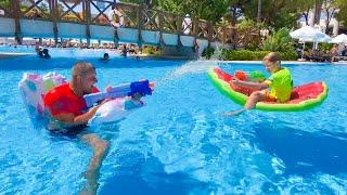 САША vs КОЛЯ. NERF vs МАТРАЦ. NERF BROS SHOW/