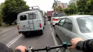 Новый самодельный самокат.