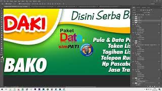 Revisi spanduk kios ZDAKY Finishing // #rudykaribo #tutorialnyongmalueka