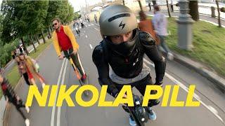 NIKOLA PILL - Solo chilling EUC ride in Moscow central park