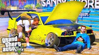 РЕАЛЬНАЯ ЖИЗНЬ ГОНЩИКА В GTA 5 ONLINE - НЕ СПРАВИЛСЯ С УПРАВЛЕНИЕМ И УЛЕТЕЛ В ДЕРЕВО! ДЖЕРЕМИ 