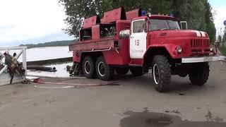 2-й день тушения сильного пожара
