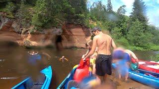 Сплав по реке Brasla Лето 2020. Raftings uz Braslas upes 2020. gada vasara. Brasla River Rafting.