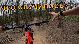 Тестируем новую велосипедную трассу в Смоленске Киря разложился несколько раз